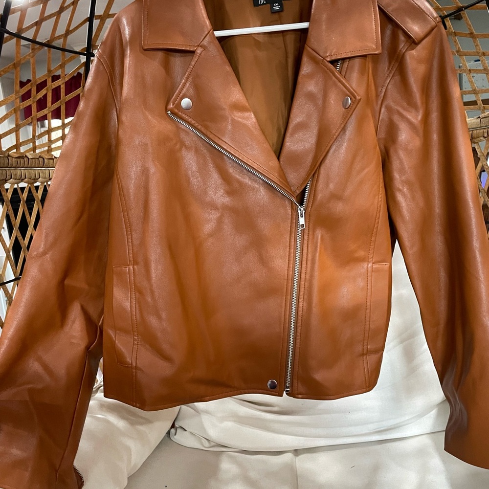 Women's Brown Leather Jacket